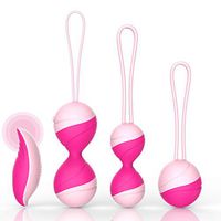 MAN NUO Kegel Exercise Weights & Ben Wa Balls Massage Ball Sets - Kegel Balls for Tightening & Beginners Floor Exercises for Women