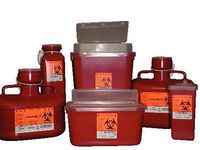 19001-010 - X-Large - Sharps Container Systems, Red - Case of 10