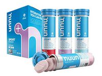 Nuun Sport: Electrolyte Tablets, Effervescent Hydration Supplement, Juice Box Mixed Flavor Pack, Box of 4 Tubes (40 servings), Sports Drink for Replenishment of Essential Electrolytes