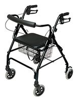 Lumex Walkabout Lite Rollator, Black, RJ4300K