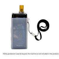 Sunday 7 Multicolor Portable Handy Soft Silicone Dust-Proof Protection Case with Lanyard for Smoant Pasito, Anti-Scratch Anti-Fall and Shock Absorption (Transparent)