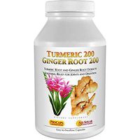 Andrew Lessman Turmeric 200 Ginger Root 200-30 Capsules – Naturally Soothe The Joints and Digestive Systems. Two Pure Extracts. Protective, Anti-Aging, Anti-oxidant Properties. No Additives