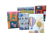 eVincE Informative Wrapping Papers with Assorted Designs with Lots of Information