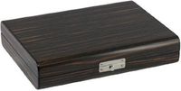 Visol Products VHUD79 Timber Ebony Wood Travel Cigar Humidor with Humidifier