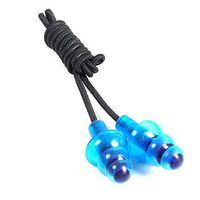 Naladoo Elastic Rope Swimming Flexible Silicone Ear Plugs Earplugs Anti-lost Earplugs (Blue)