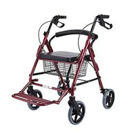 Rolling Walkers Walker Shopping Cart - Elder people walker/Folding portable walke Walking walker Stroke hemiplegia rehabilitation equipment walker Multifunctional crutches elderly walker - 6192