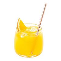 5-inch Reusable Stainless Steel Drink Straws: Perfect for Restaurants, Bars, and Cafes - Copper Plated Cocktail Straw - Short, Safe Rounded Design Suitable for Child Use - 2-CT - Restaurantware