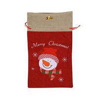 VAbBUQBWUQ Christmas-Balls-with-Ornaments Santa Clause Drawstring Candy Goody Toy Gift Stocking Bag Holiday Wrapping Party Favors Presents Decorations