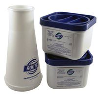 ROOTX - The Root Intrusion Solution Kit - Two 2 Pound Containers Plus Funnel - Bundle 3 Items