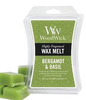 Bergamot Basil WoodWick Hourglass 3 oz Wax Melt