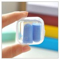 Jenny.Ben Foam Soft earplugs Anti Noise Sleep Reduce Rope earplugs Swimming Protection Earmuffs 5 Pairs Blue