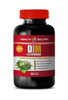Immune System Vitamins for Men - DIM + BIOPERINE Complex - for Men and Women - dim Natural Supplement - 1 Bottle 60 Vegetable Capsules