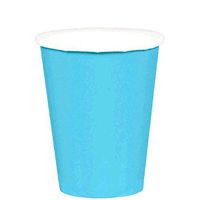 Amscan Caribbean Blue Paper Cups, 9 Oz., 20 Ct.