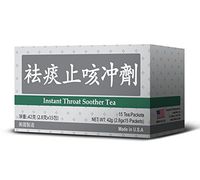 Instant Throat Soother Tea Helps for Promote Bronchial Health, Natural Balance, Healthy Respiratory System 15 Bags Made in USA
