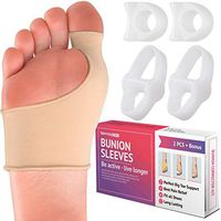 Bunion Corrector Kit - Elastic Beauty Gel Pad Bunion Sleeve for Men Women - Bootie Cushions Splint Orthopedic Foot Protectors - Pain Relief from Tailors Bunion Hallux Valgus Hammertoes