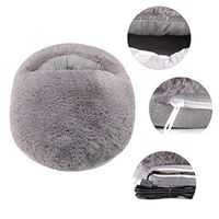 Makano USB Heating pad Warm feet Warm in Winter Heating Slippers Warm Winter Office Shoes Cushion Electric Blanket (Color : Gray)