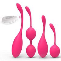 Ben Wa Balls Kegel Balls for Tightening Kegel Exercise Balls Bladder Control Exerciser and Patra. Maxine.Hedy Kegel Ball 4 in 1 Set Waterproof Medical Silicone 16 Modes with Remote Control
