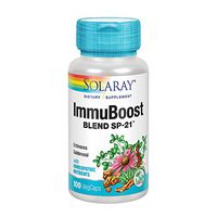 Solaray ImmuBoost Blend SP-21 | Herbal Blend w/Cell Salt Nutrients | Healthy Immune System Function Support | Non-GMO, Vegan | 50 Serv | 100 VegCaps