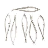 LAJA IMPORTS Set of 6 CASTROVIEJO Micro Scissors Ophthalmic Eye Instrument German Grade Stainless