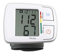 Andon Clinically Accurate BP Monitor Fully Automatic Wrist Blood Pressure Monitor Heart Rate Tester Meter Machine with Large LCD, Carrying case