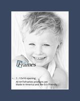 ArtToFrames MAT-167-12x16-Midnight Blue Custom Mat for Picture Frame with 8x12, 12x16, Deep