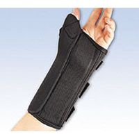 FLA 22-461SMBLK Wrist Splint With Abducted Thumb Black Left Small