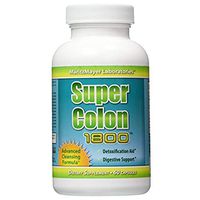 Super Colon 1800 Max Strength Weight Loss Detox Cleanse All Natural with Acai Fruit and Fennel Seeds1 Bottle 60 Capsules Per Bottle