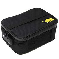 Cali Crusher 100% Smell Proof Soft Case w/Combo Lock (9"x7"x3.5") (Black/Yellow)