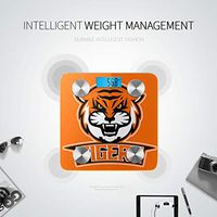 LYAOE Bluetooth Body Fat Scale Modern Professional Logo Sport Team Tiger Smart Wireless Scale with LCD Display Measuring Body Weight Bmi and Health Digital Scale