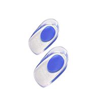 YAOBAO Cups Plantar Fasciitis Inserts,Gel Heel Cushion Shoe Inserts,Best Insole Gels Treatment,4Pair,Blue,L