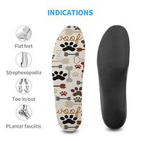 TOPSOLE Insert Three-Point Support Insoles - Cute Dog Paw - Professional-Grade Arch Orthotic Insert for Maximum Support, Unisex