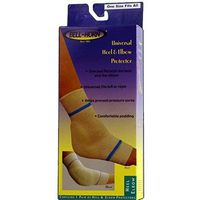 Universal Heel and Elbow Protector in White/Green (Pair)