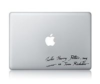 Hello Harry Potter my name is Tom Riddle Apple Macbook Vinyl Sticker Decal
