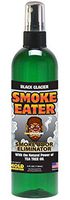Smoke Eater - Breaks Down Smoke Odor at The Molecular Level - Eliminates Cigarette, Cigar or Pot Smoke On Clothes, in Cars, Boats, Homes, and Office - 4 oz Travel Spray Bottle (Black Glacier)