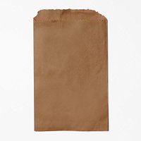 KeepFresh 10" x 13" Brown Kraft Flat Merchandise Bags- Pack of 100