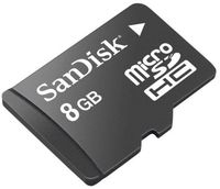 SanDisk 8GB microSD Memory Card for RIM BlackBerry 8350i Curve, Storm 9530, Pearl Flip 8220, 9000 Bold, 8330 Curve, 8130 Pearl Smartphone