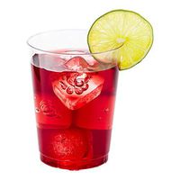 Durable 9 oz Plastic Cups, Drinking Cup, Soda Cup - Recyclable Premium Plastic - Clear - 100ct Box - Restaurantware