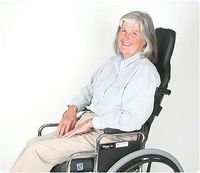 Incrediback Rigid Reclining Back System. - Tall 34"H, Rigid, Wheelchair Size 18" (46cm)