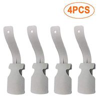 KOSIMI Lazy Shoes Helper for Easy to Wear Shoes, Portable Shoe Lifting Helper for Men, Women and Kids, Travel Shoehorn Shoe Helper - Perfect for Everyday Use (4pcs, Gray)