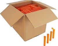 Transparent Orange Pre-Roll Tubes - 109mm - King Size - #PRT109TO - Set of 600