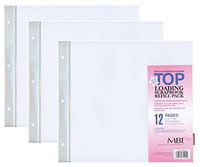 3-PACK - MBI by MCS 12-Inch by 12-Inch Scrapbook Expansion Pages, 6 sheet Count, 12 pages
