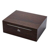 JUFU Cigar Box Cigar Box - Cigar Box Imported Cedar Wood Cigar humidor @@ (Color : Black)