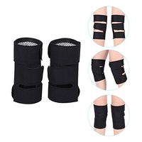 Eboxer Tourmaline Knee Support Brace, Compression Self-Heating Magnetic for Arthritis Joint Pain Relief and Injury Recovery 1 Pair