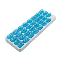 31 Day Monthly Pill Organizer, Daily Portable Pop-Out Pods to Contain Medication, Vitamins, Fish Oil, Supplements, or Prescriptions for Travel Daily Use (1)