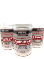 Cardio 911® Heart Health Powder Supplement - L-Arginine 5000 mg & L-Citrulline 1000mg, (16.82 Oz. Mixed Berry Flavor) - Coq10 100mg - (Pack of 3 Bottles, Average Cost $33.30 per Bottle)