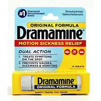Dramamine Original Formula - 12 Count Vial (Pack of 6)