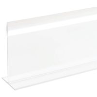 Shelf Divider Case Divider T Shape Clear Acrylic - 36" L x 5" H