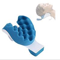 Portable Memory Foam Massage Pillow Neck and Shoulder Relaxer Pillow Neck Pain Relief and Support
