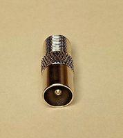 CBK Supply - FP100 Rf Adapter: F-Jack USA-Tvantenna Input to Pal-Male (European Radio-Tv) Out