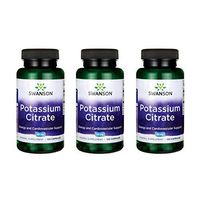 Swanson Potassium Citrate 99 mg 120 Caps 3 Pack